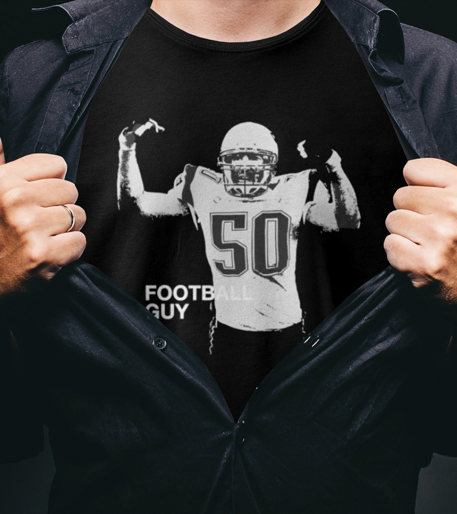 Mike Vrabel Number 50 Football Guy Flex T-Shirt