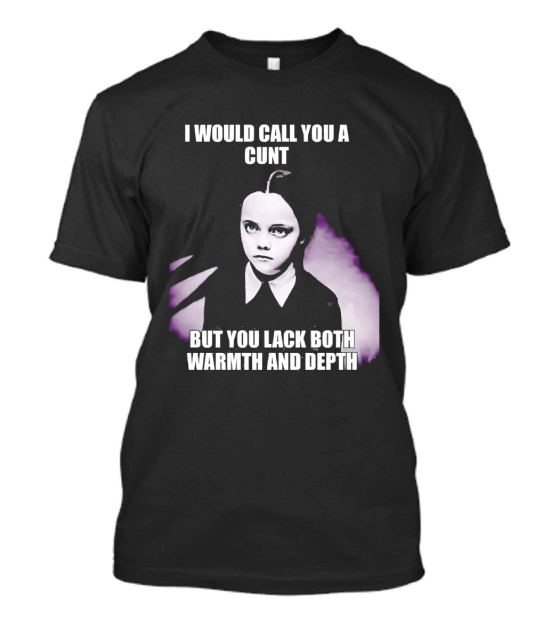 Wednesday Addams I Would Call You A Cunt But You Lack Both Warmth And Depth T-Shirt