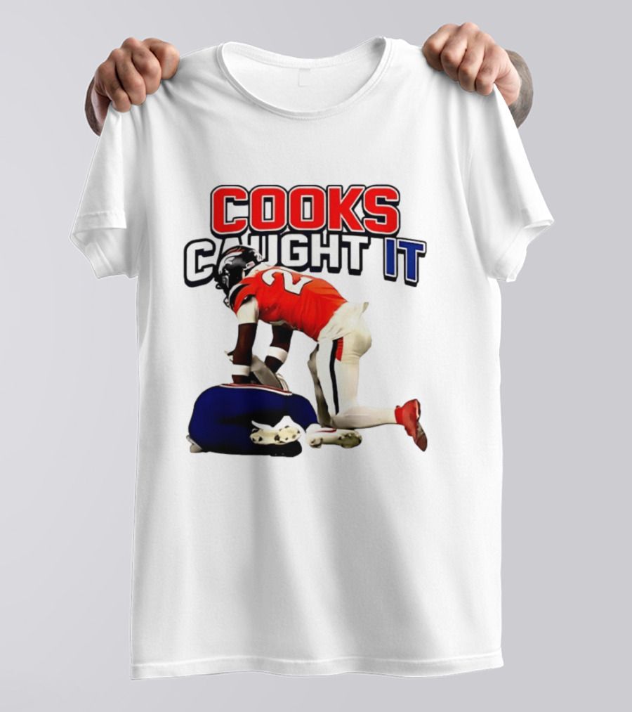Buffalo Bills Mafia Cooks Caught It Football Play T-Shirt