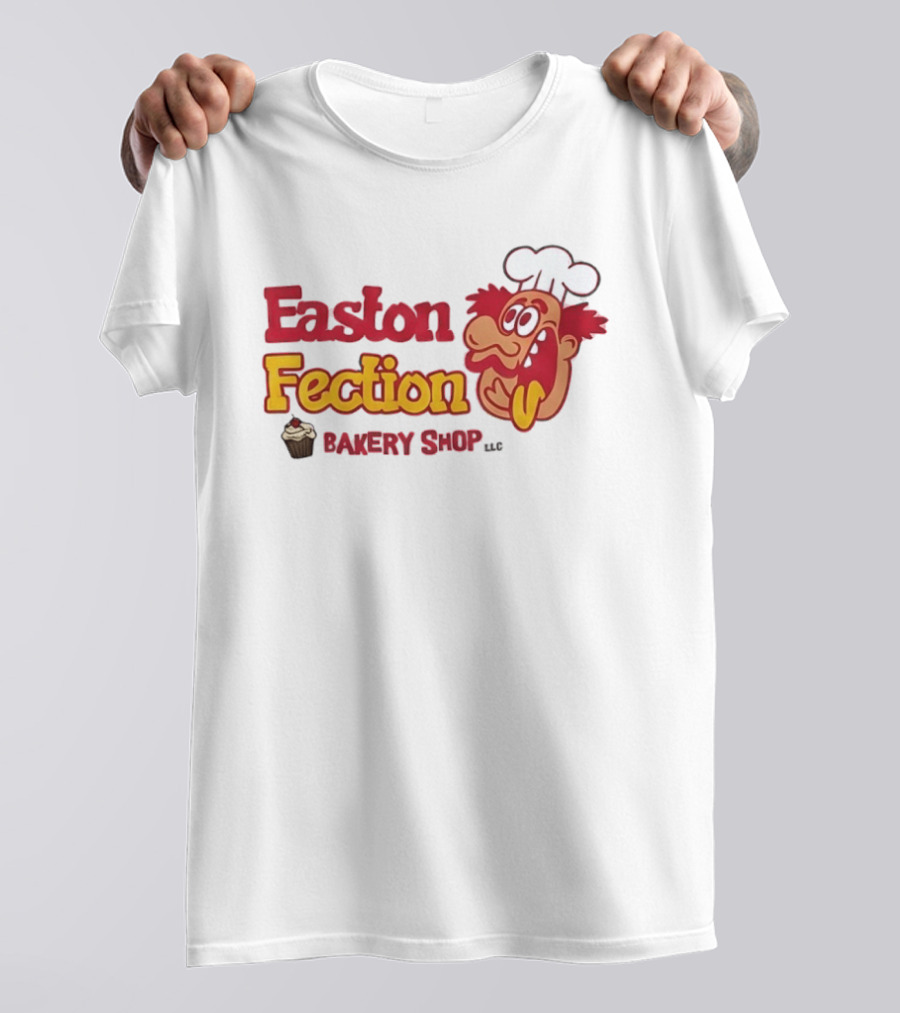 Easton Fection Bakery Shop LLC Funny Chef Cartoon Cupcake T-Shirt