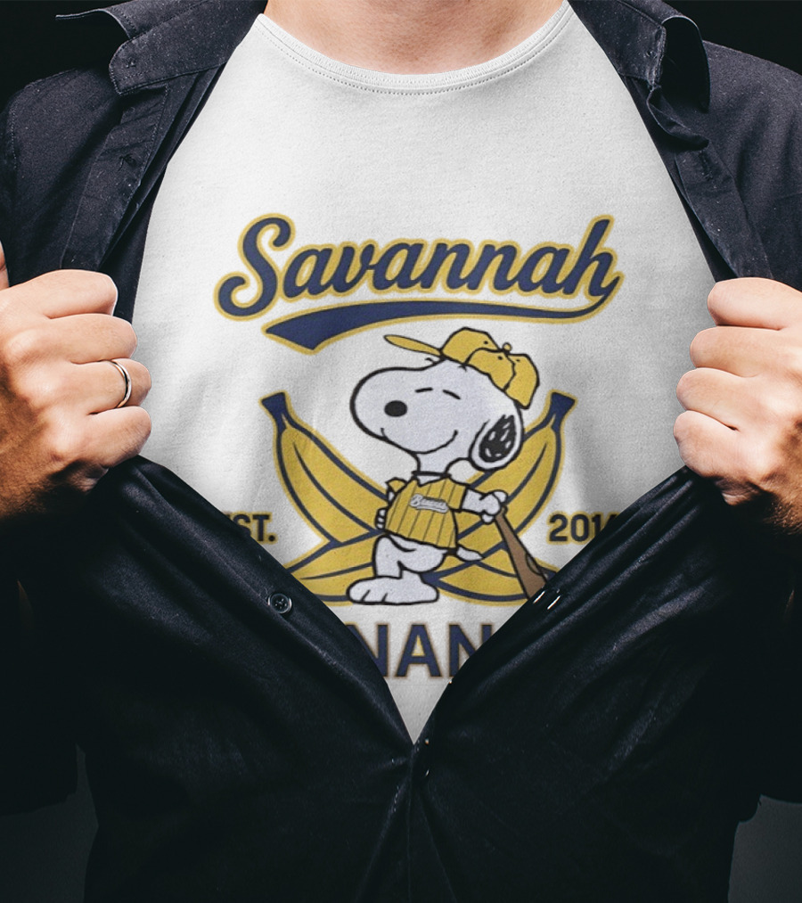 Savannah Bananas Snoopy Banana Outfit EST 2016 T-Shirt