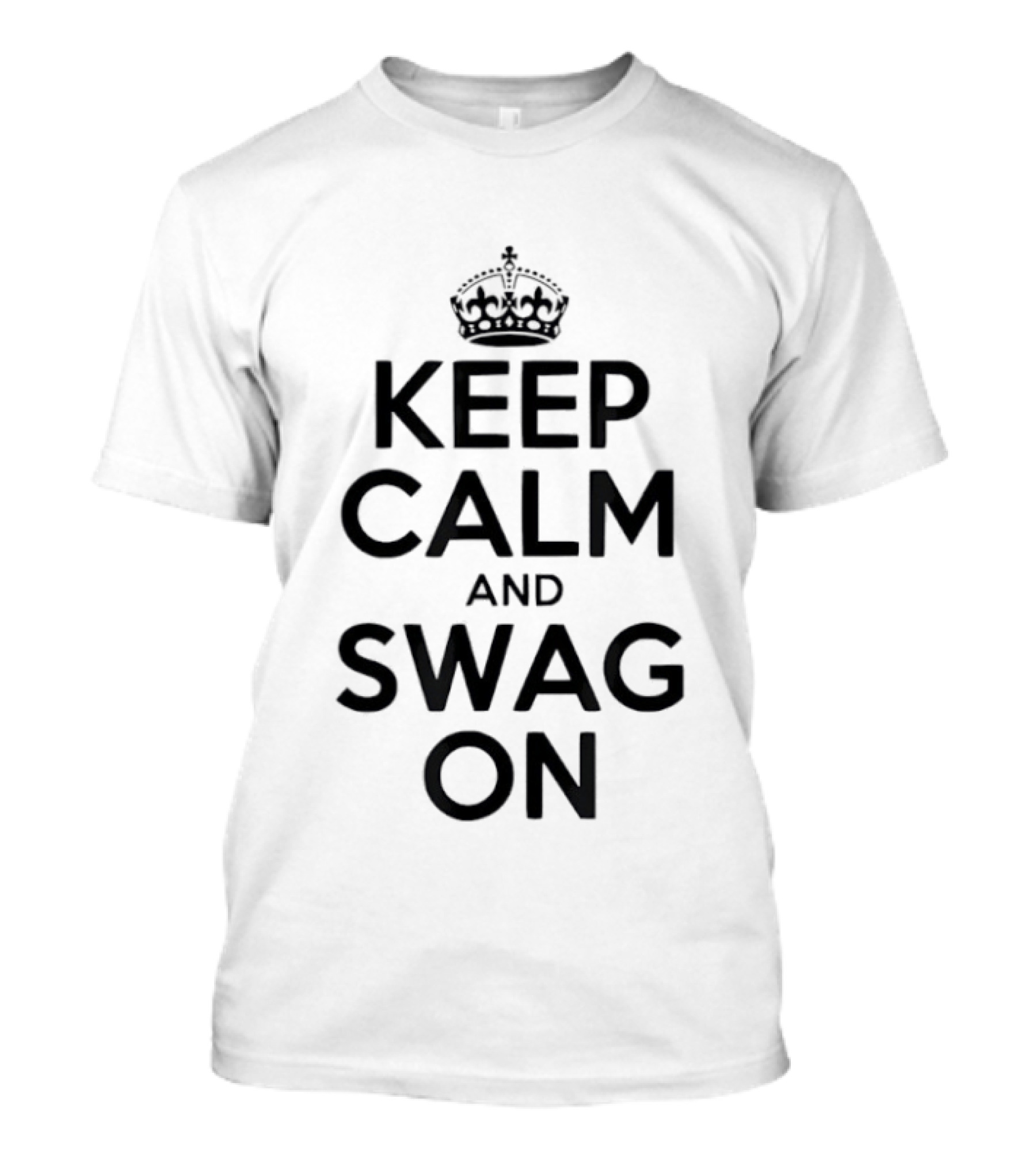 Keep Calm And Swag On Kings Crow T-Shirt