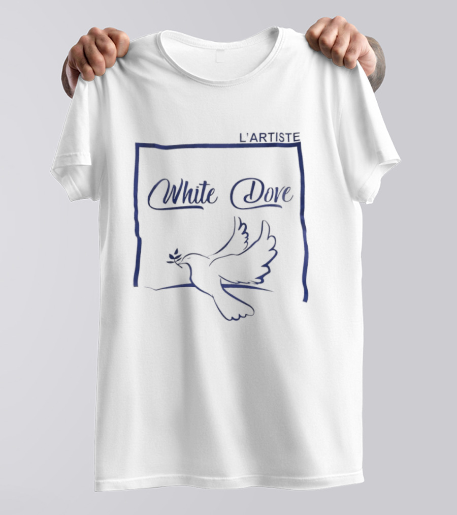 L'artiste White Dove T-Shirt