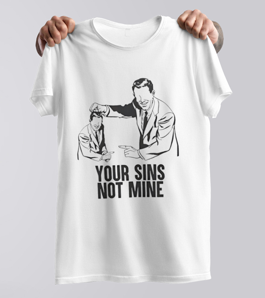 Your Sins Not Mine Retro Comic T-Shirt