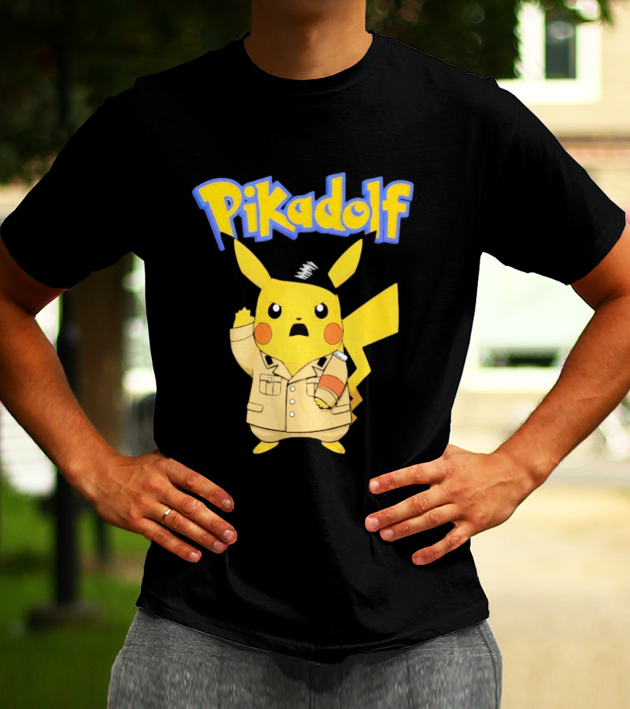 Pikadolf Pikachu Adolf Hitler T-Shirt