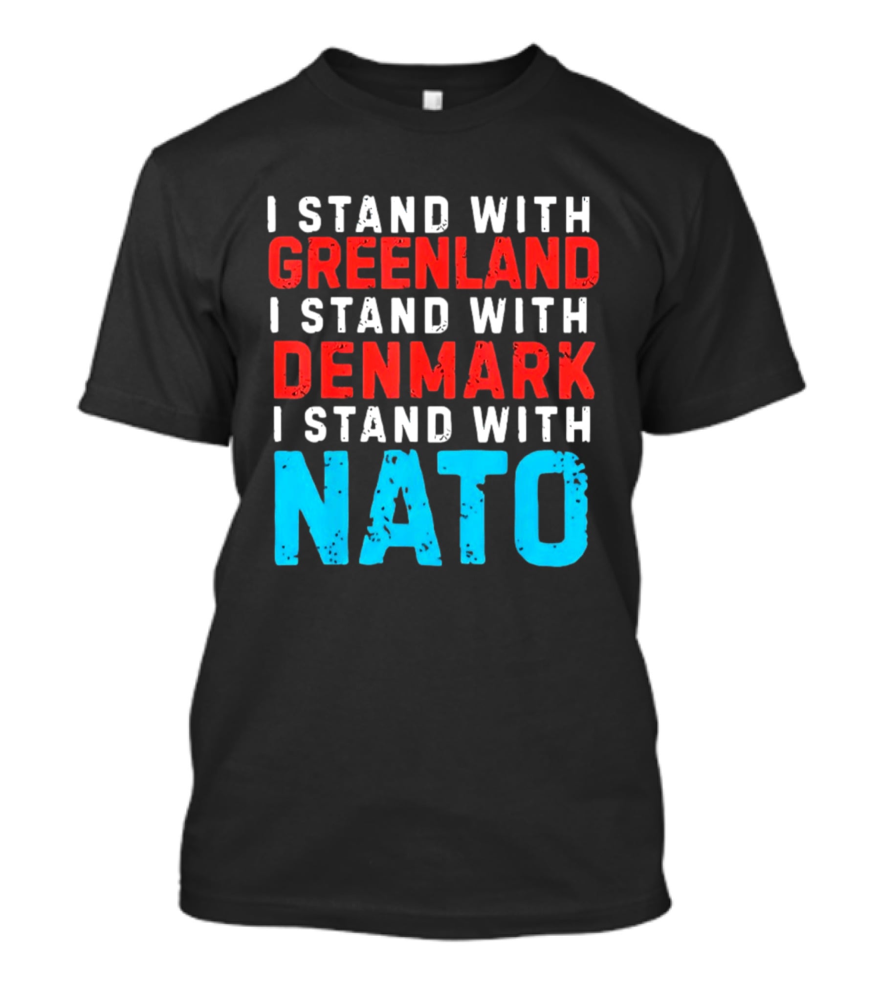 I Stand With Greenland Denmark NATO Support T-Shirt