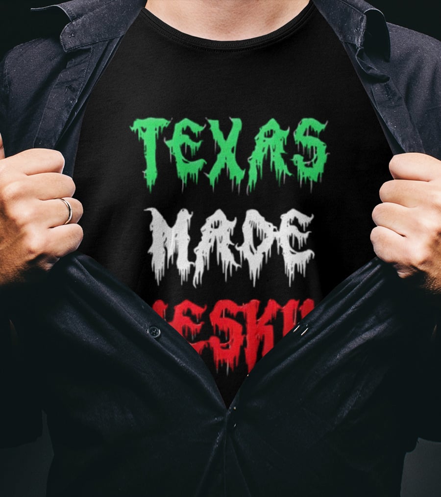 Texas Made Meskin Mexican Flag T-Shirt