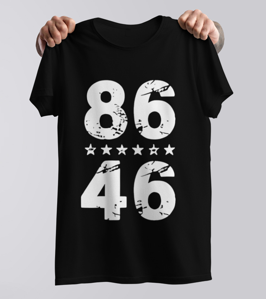 Impeach Biden 8646 86 46 Stars T-Shirt