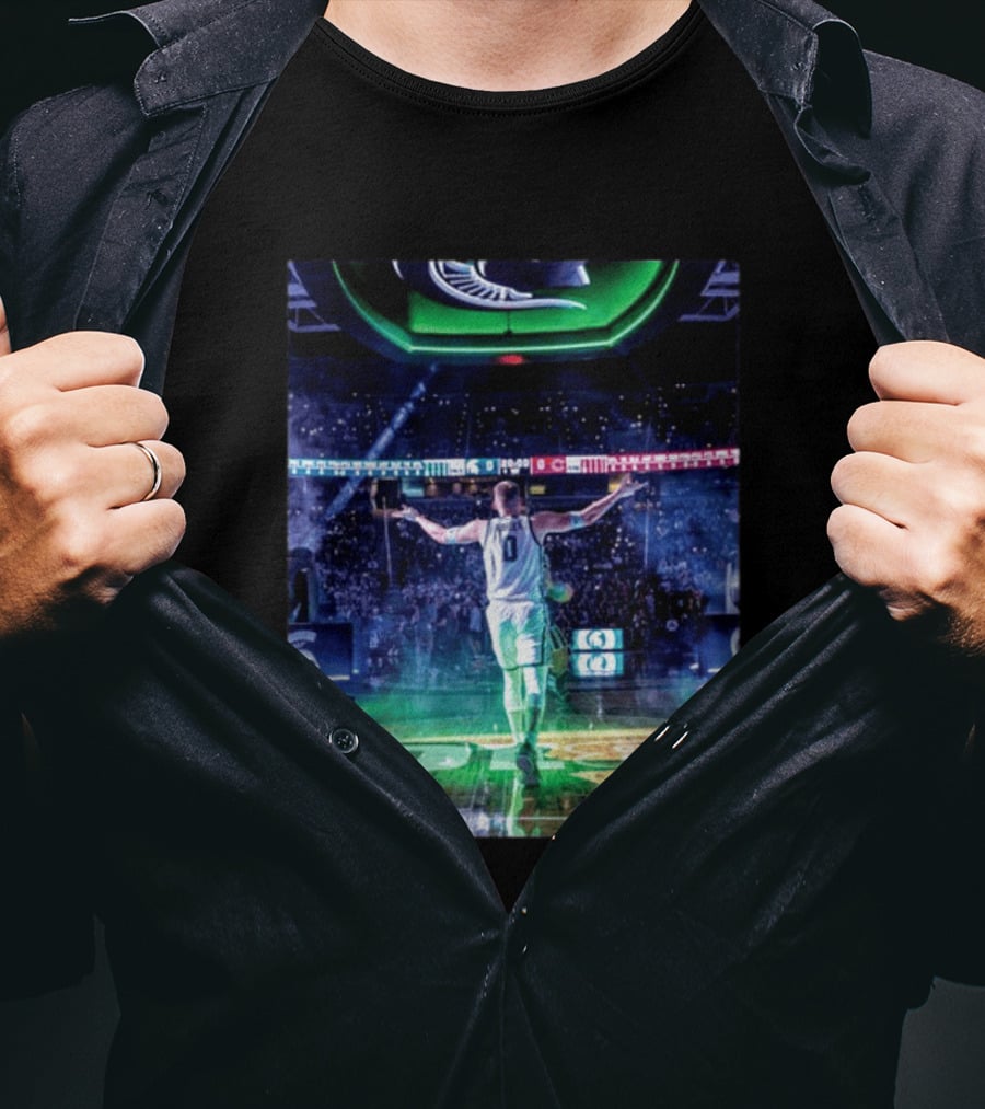 Jaxon Kohler Michigan State Spartans Basketball 2026 Celebration T-Shirt