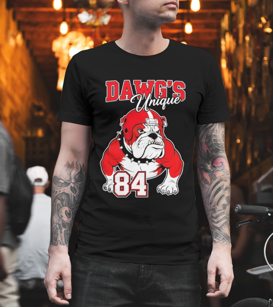 Ladd McConkey 84 Georgia Bulldogs Dawg's Unique Football Fan Gear T-Shirt