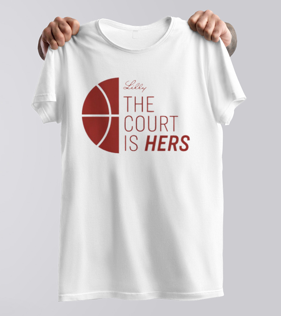 Lilly The Court Is Hers Basketball T-Shirt