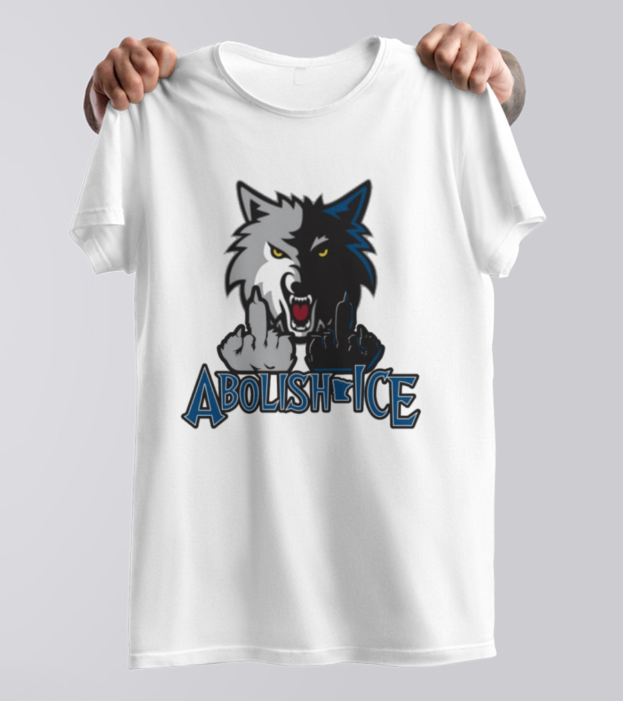 Minnesota Wolves Abolish Ice Wolves T-Shirt