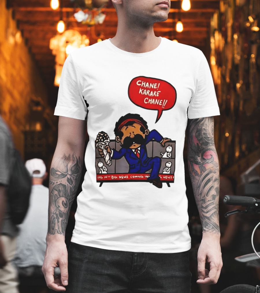 Chane Karare Chane Comic News Character Speech Bubble T-Shirt
