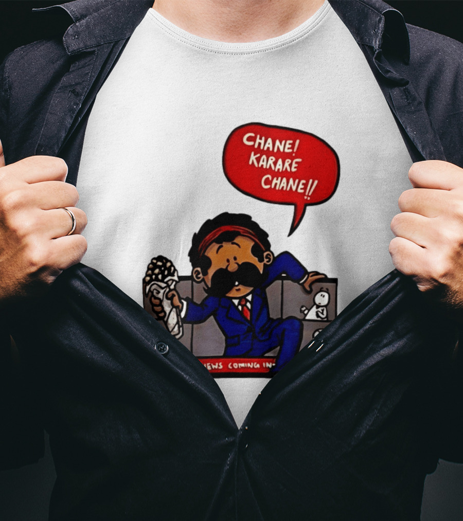 Chane Karare Chane Comic News Character Speech Bubble T-Shirt