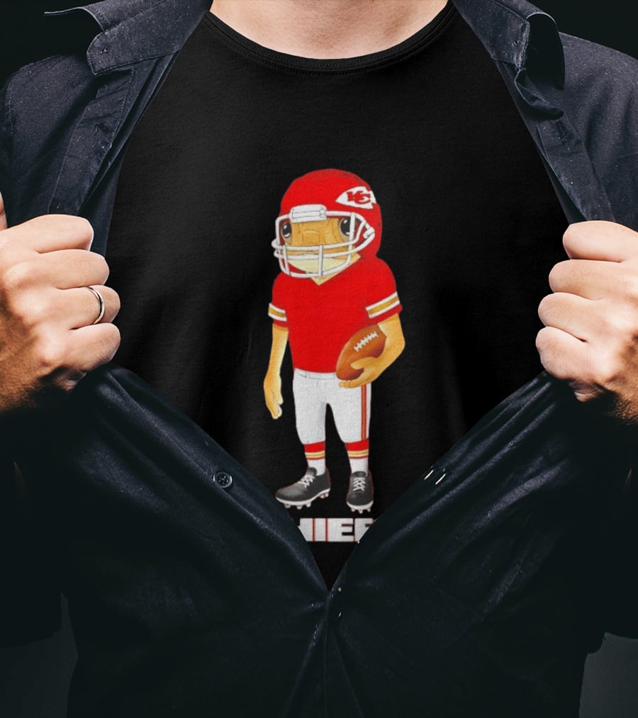 Bad Bunny Kansas City Chiefs Football Character Concho Chiefs T-Shirt