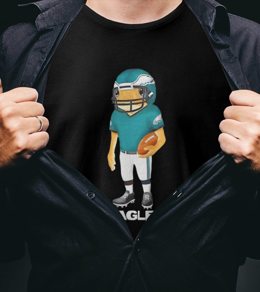 Bad Bunny X Philadelphia Eagles Concho Football Eagle Helmets T-Shirt