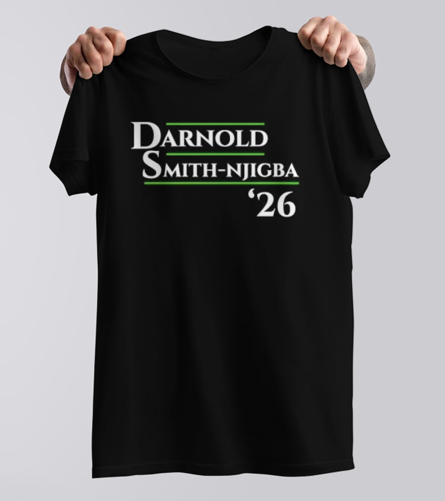 Darnold Smith Njigba '26 Seattle Seahawks Football Presidential Campaign T-Shirt