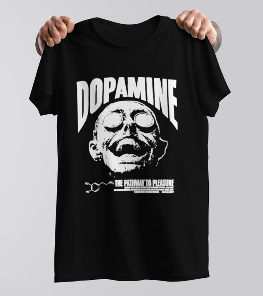 Dopamine The Pathway To Pleasure Molecular Formula Head T-Shirt