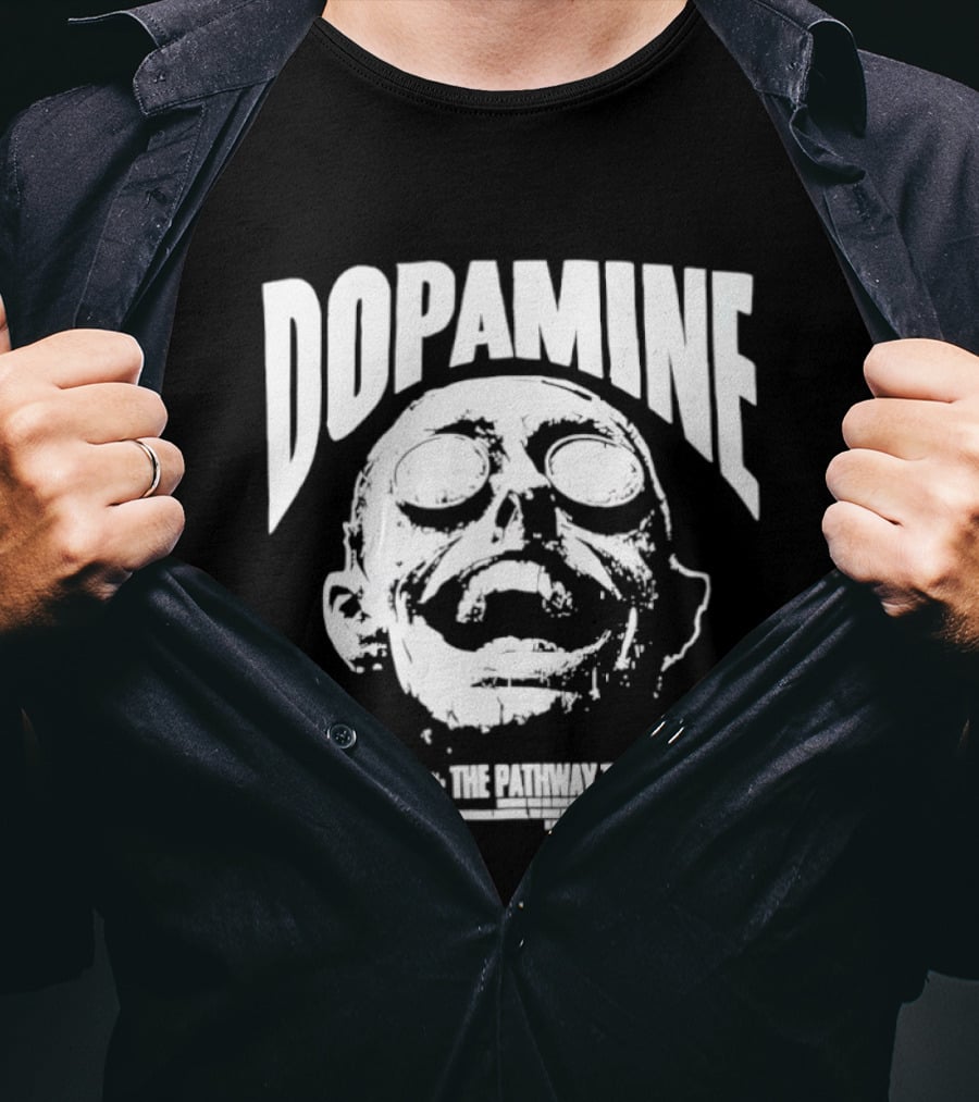 Dopamine The Pathway To Pleasure Molecular Formula Head T-Shirt