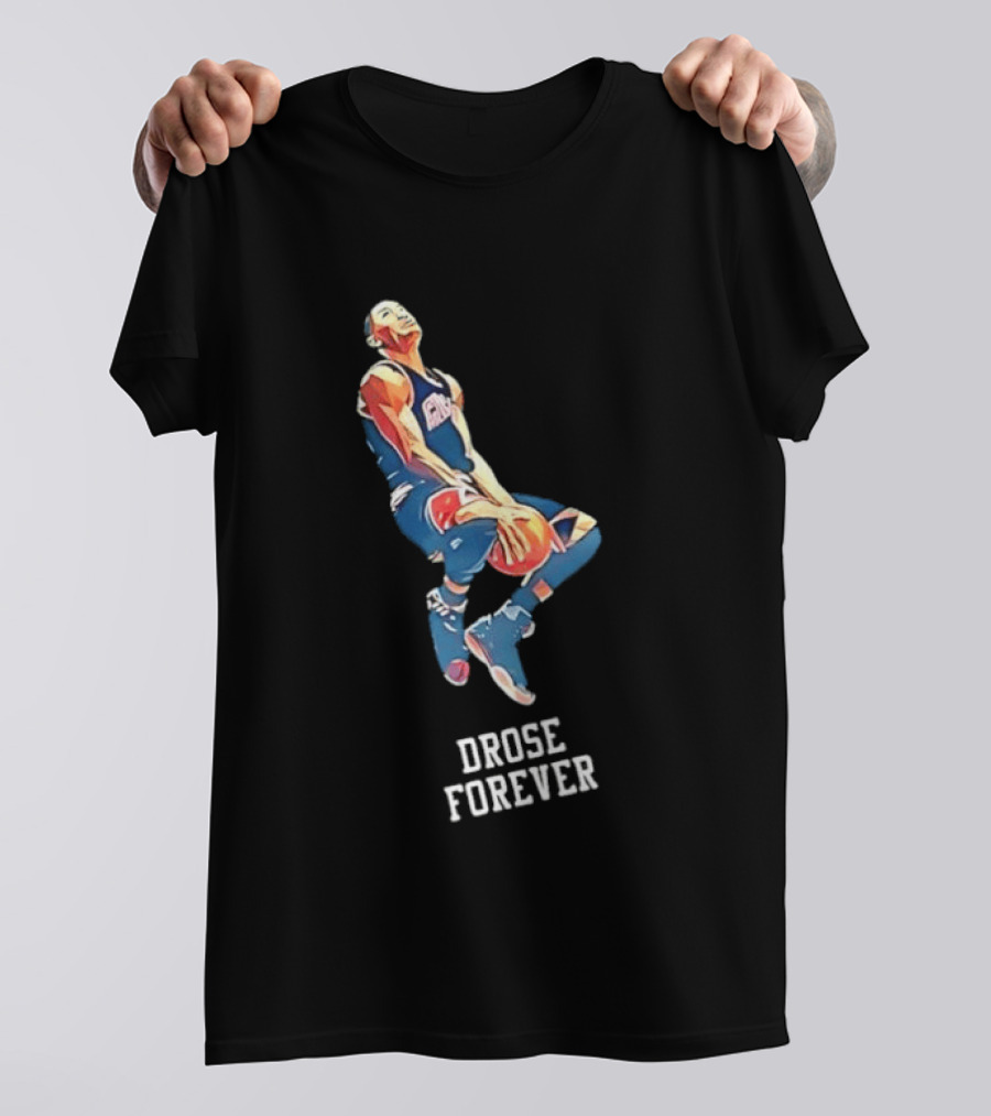 Drose Forever Chicago Bulls Slam Dunk Basketball Sports T-Shirt