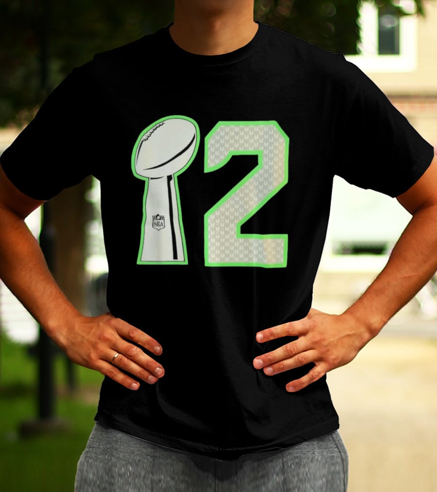 Seattle Seahawks SEA 12 Football T-Shirt