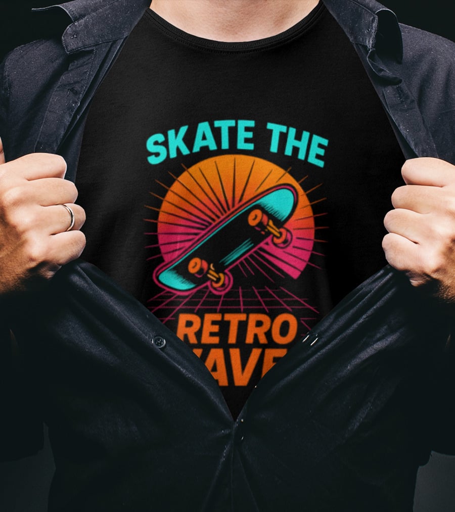 Skate The Retro Waves T-Shirt
