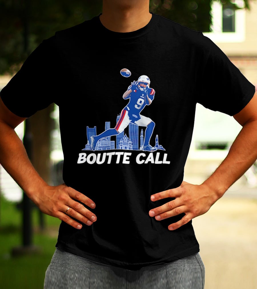 Kayshon Boutte Call New England Patriot Football City Skyline T-Shirt
