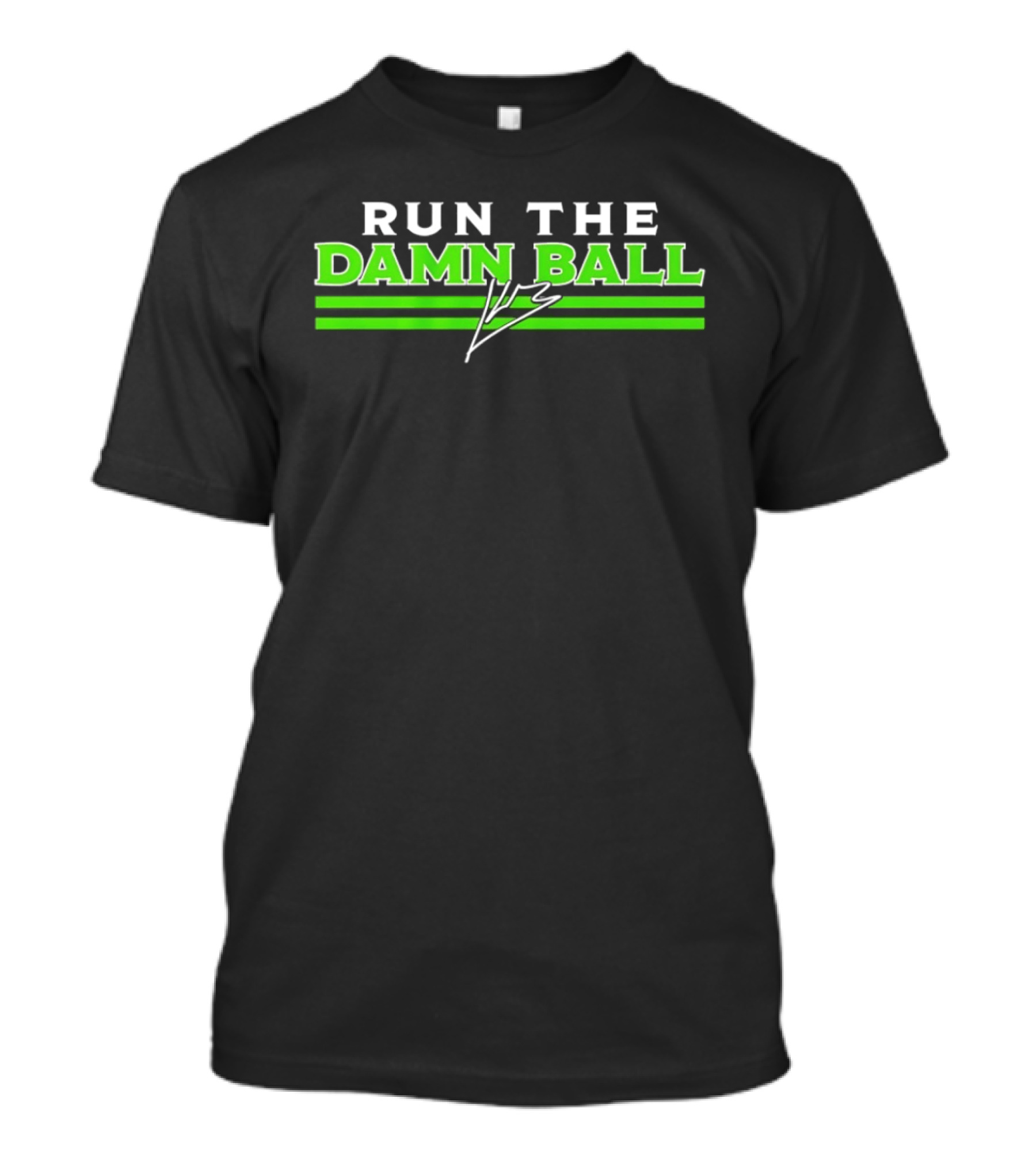 Kenneth Walker III Run The Damn Ball Seattle Seahawks T-Shirt