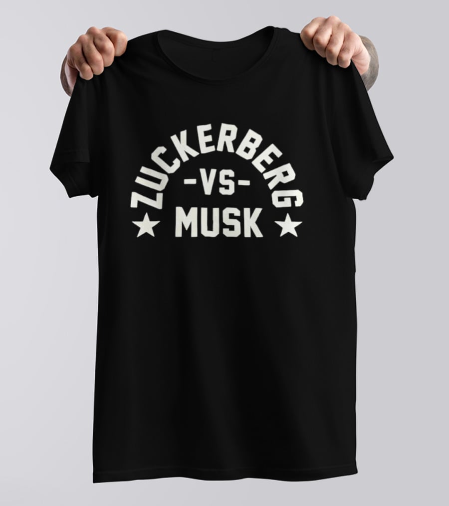 Zuckerberg Vs Musk Rivalry Faceoff Stars T-Shirt