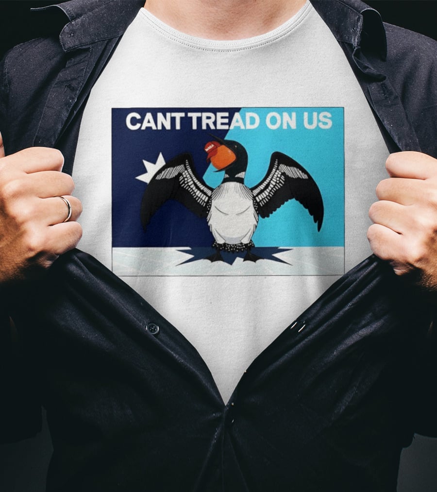 Can't Tread On Us MN State Bird Loon Protest Star T-Shirt