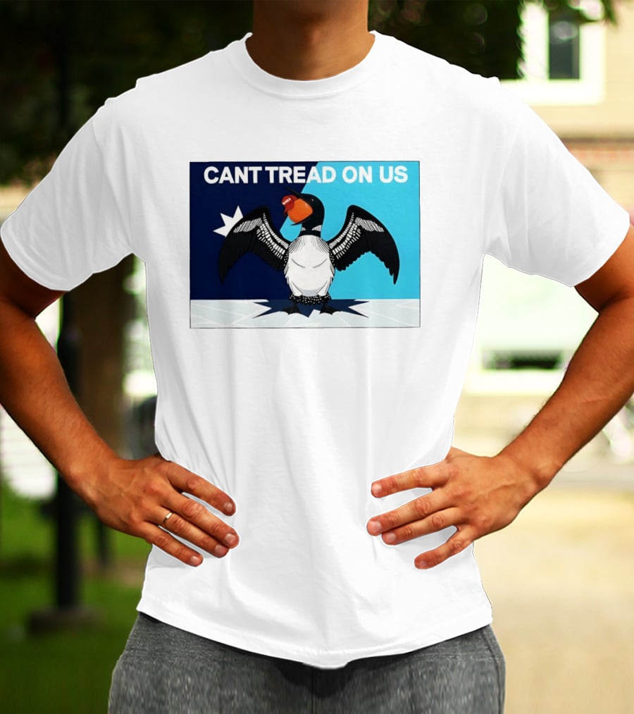 Can't Tread On Us MN State Bird Loon Protest Star T-Shirt