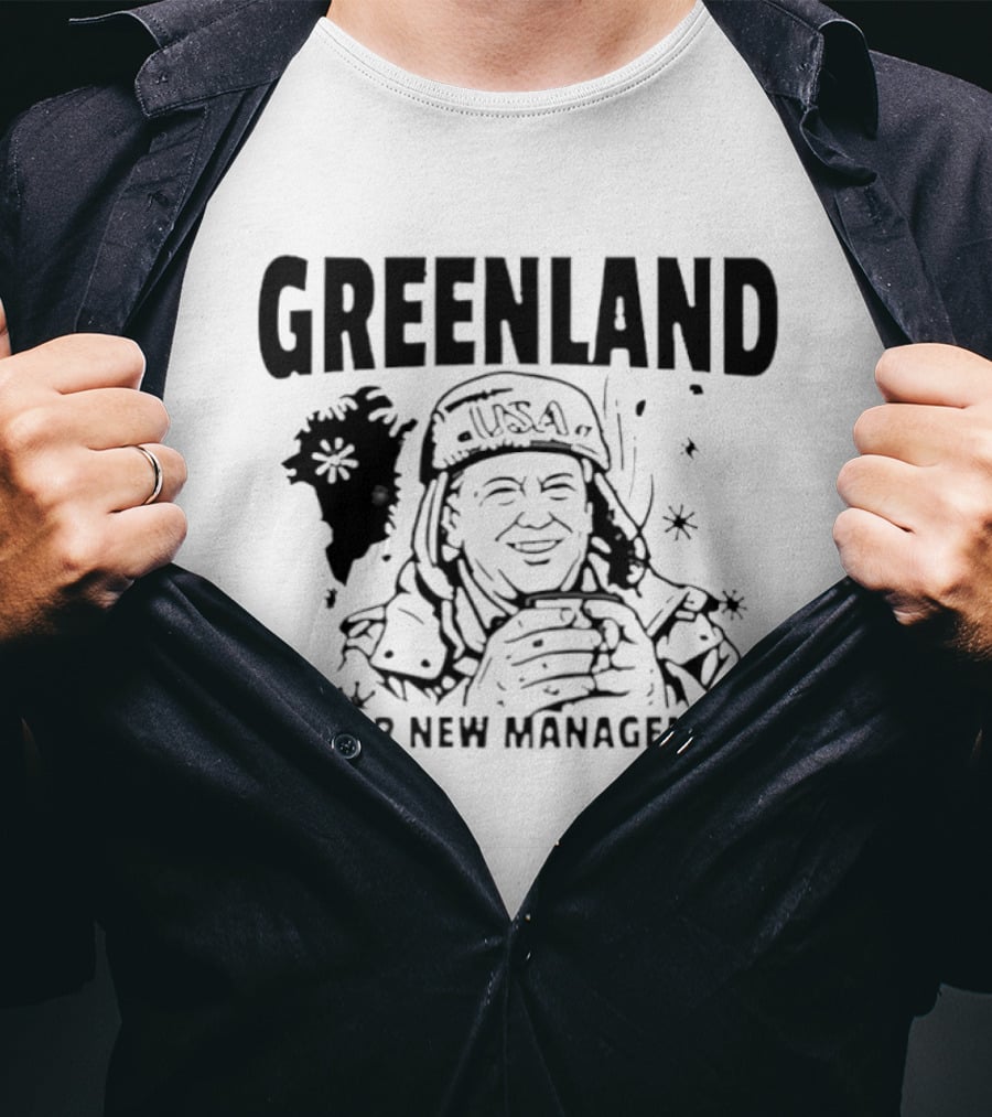 Greenland USA Hat Under New Management T-Shirt