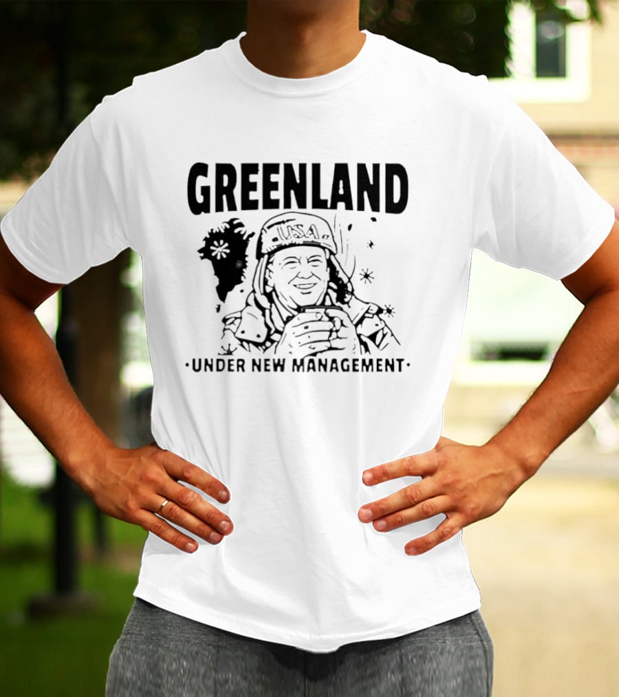 Greenland USA Hat Under New Management T-Shirt