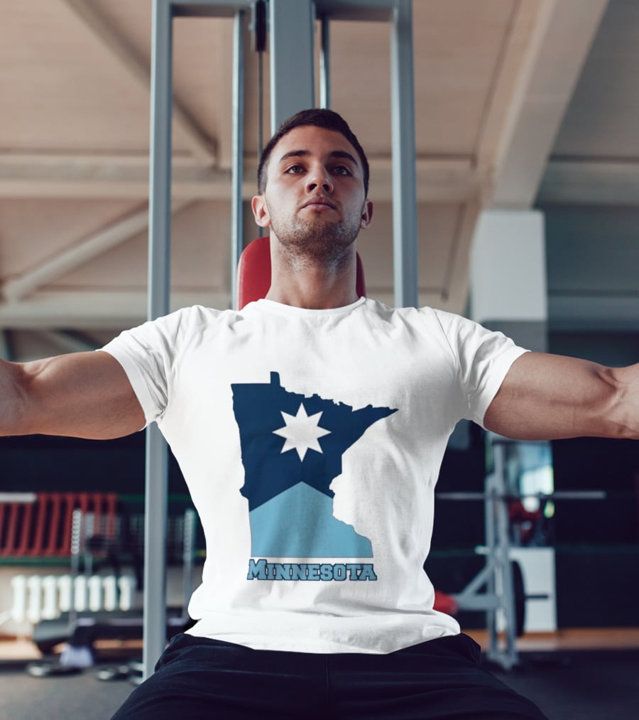 Minnesota Strong Star Map T-Shirt