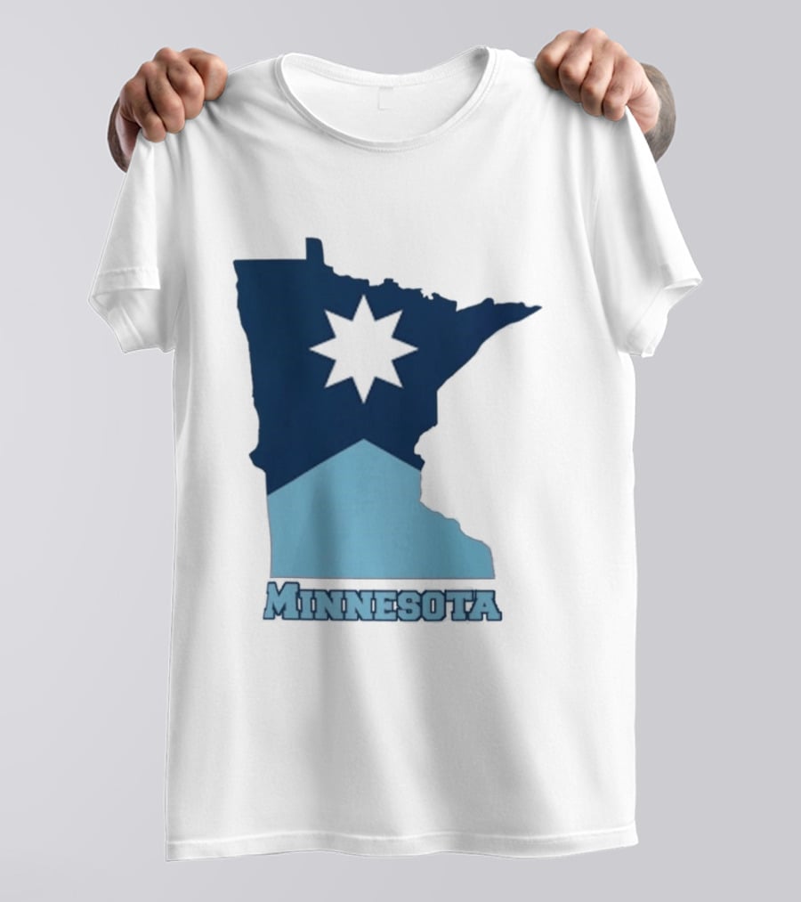Minnesota Strong Star Map T-Shirt