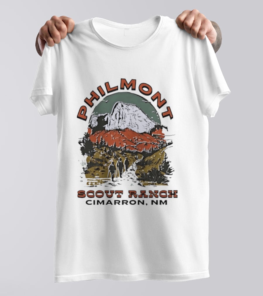 Philmont Scout Ranch Cimarron NM Iconic Mountain Landscape Adventure T-Shirt