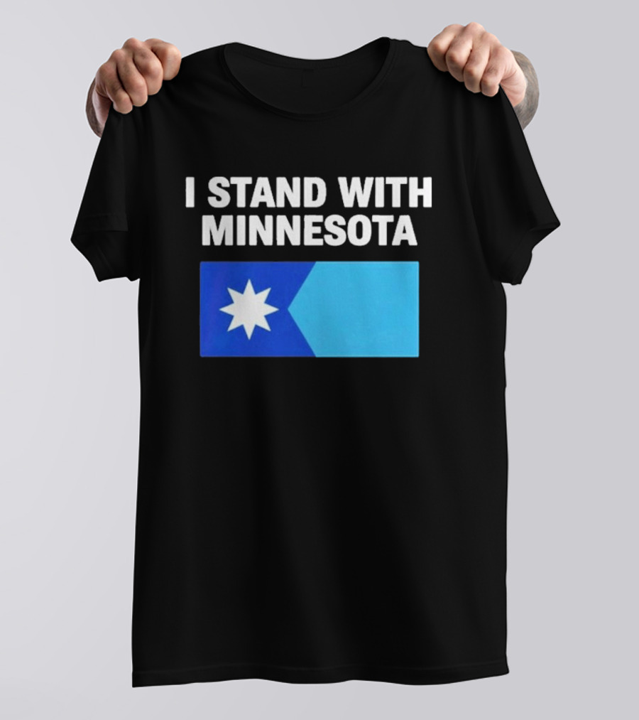 I Stand With Minnesota Flag Minnesota Strong T-Shirt