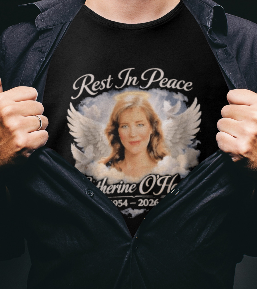 Rest In Peace Catherine O'Hara 1954 2026 Angel Wings Memorial T-Shirt