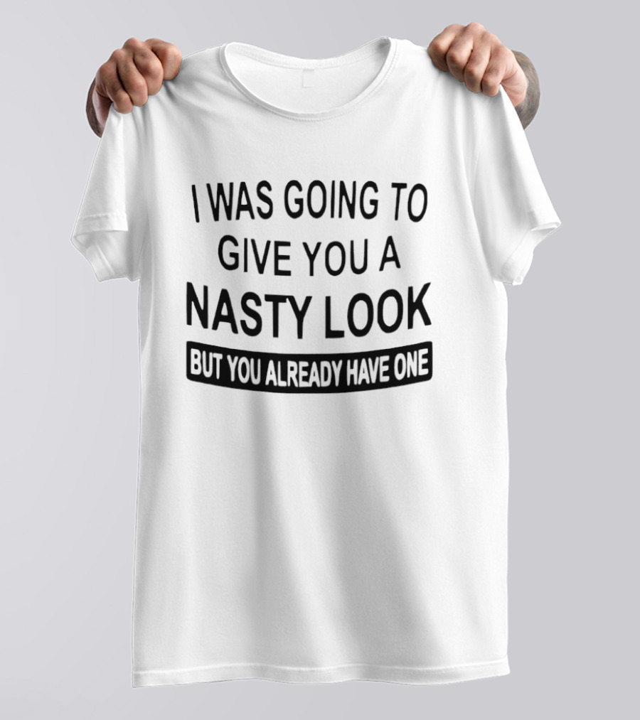 I Was Going To Give You A Nasty Look But You Already Have One T-Shirt