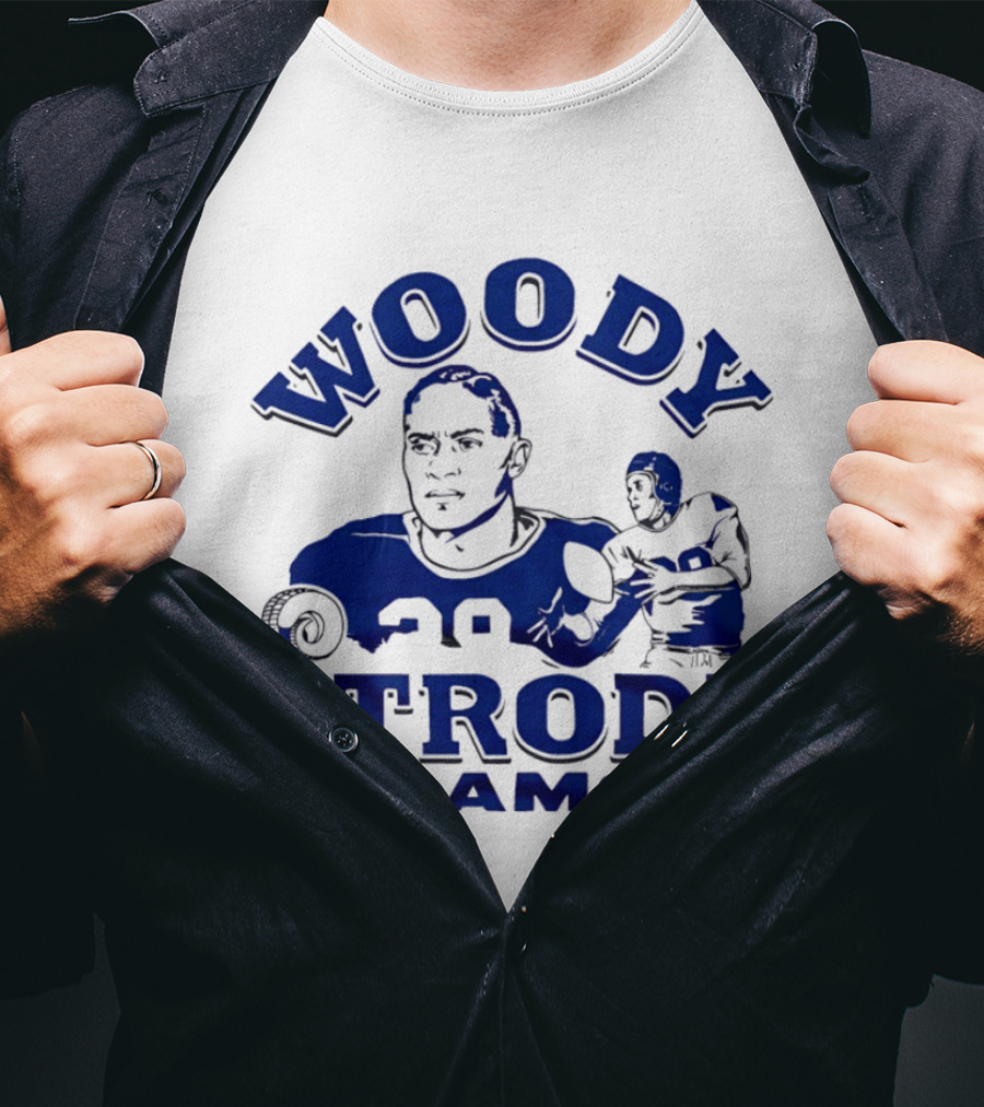 Los Angeles Rams Woody Strode Vintage Football Player T-Shirt