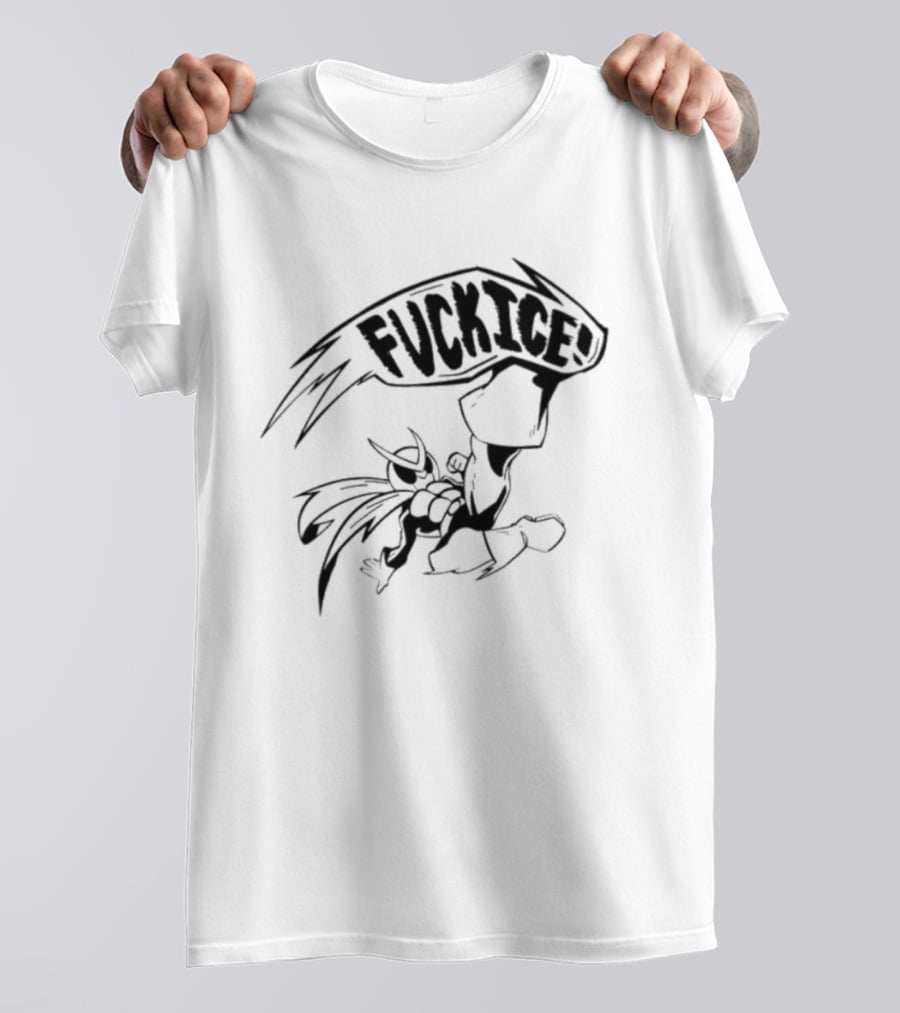 Mask Change Fvck Ice Kick Dynamic Character Action Comic T-Shirt