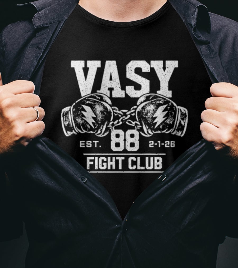 Vasy Fight Club 88 Boxing Gloves EST 2 1 28 T-Shirt
