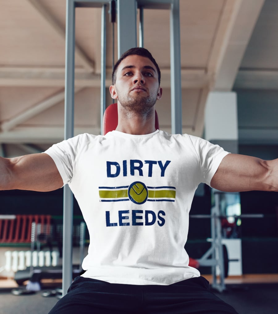 Dirty Leeds Leeds United FC Retro Fan Spirit T-Shirt