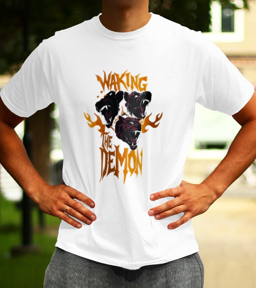 Waking The Demon Three Dog Heads T-Shirt