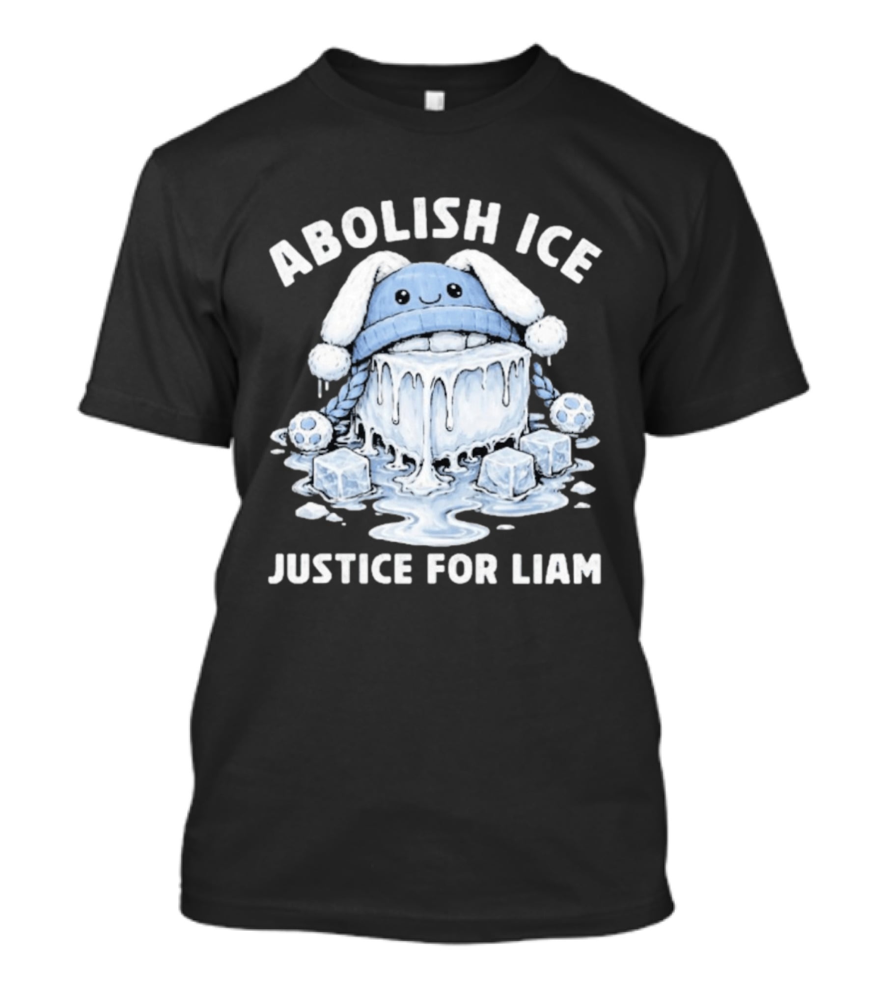 Abolish ICE Justice For Liam Melted Ice With Cute Cartoon Face T-Shirt