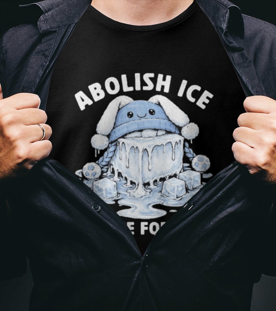 Abolish ICE Justice For Liam Melted Ice With Cute Cartoon Face T-Shirt
