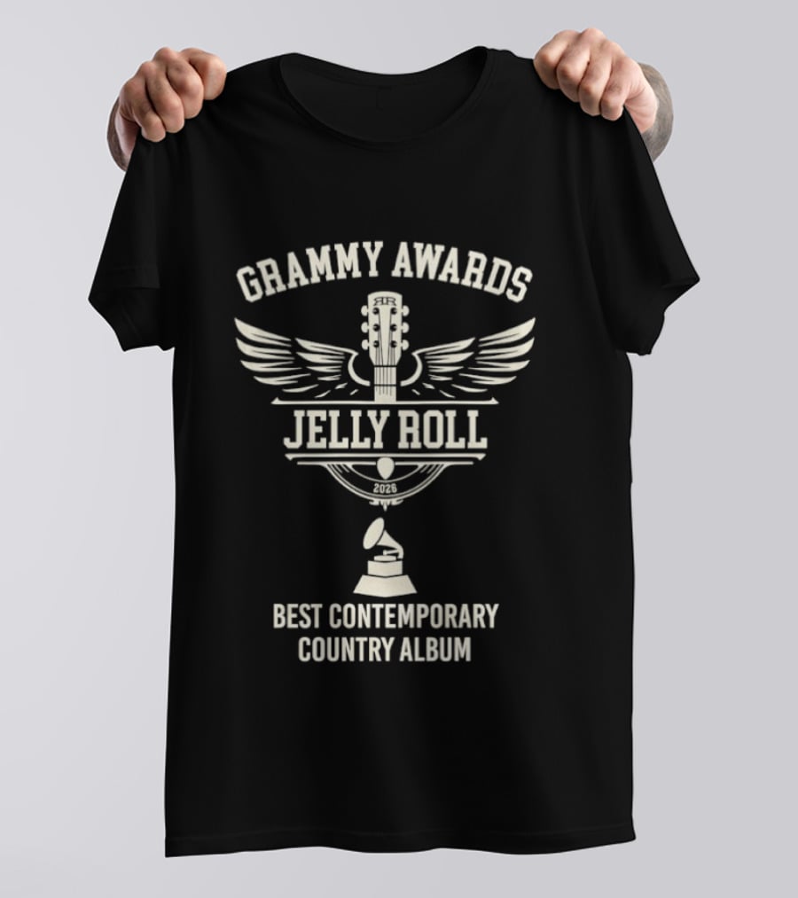 Grammy Awards Jelly Roll Winning Best Contemporary Country Album 2026 T-Shirt