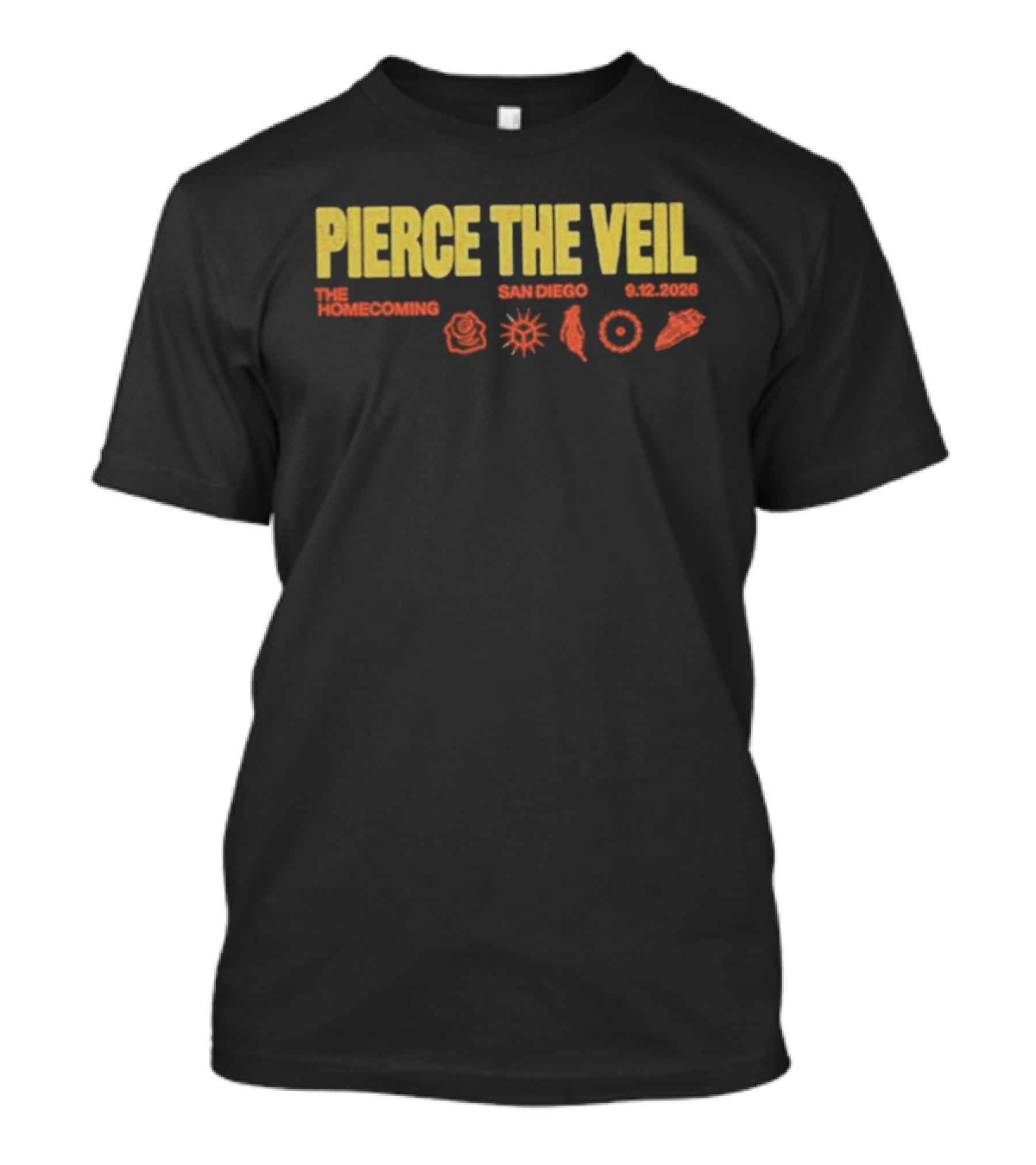 Pierce The Veil The Homecoming San Diego SoCal Livin T-Shirt