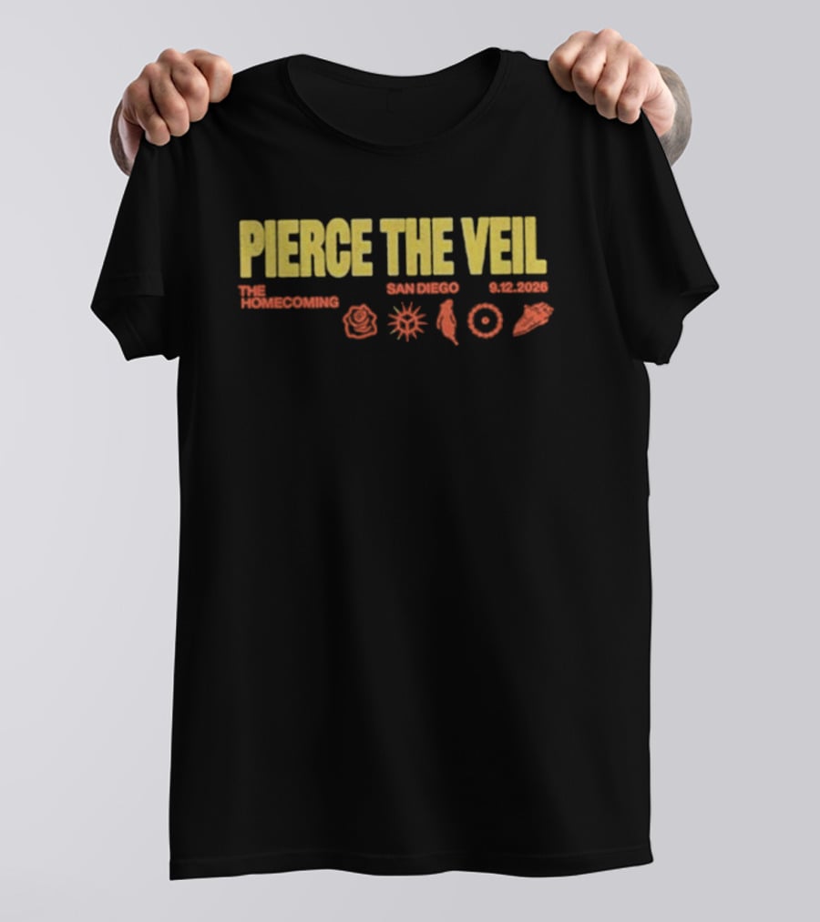 Pierce The Veil The Homecoming San Diego SoCal Livin T-Shirt