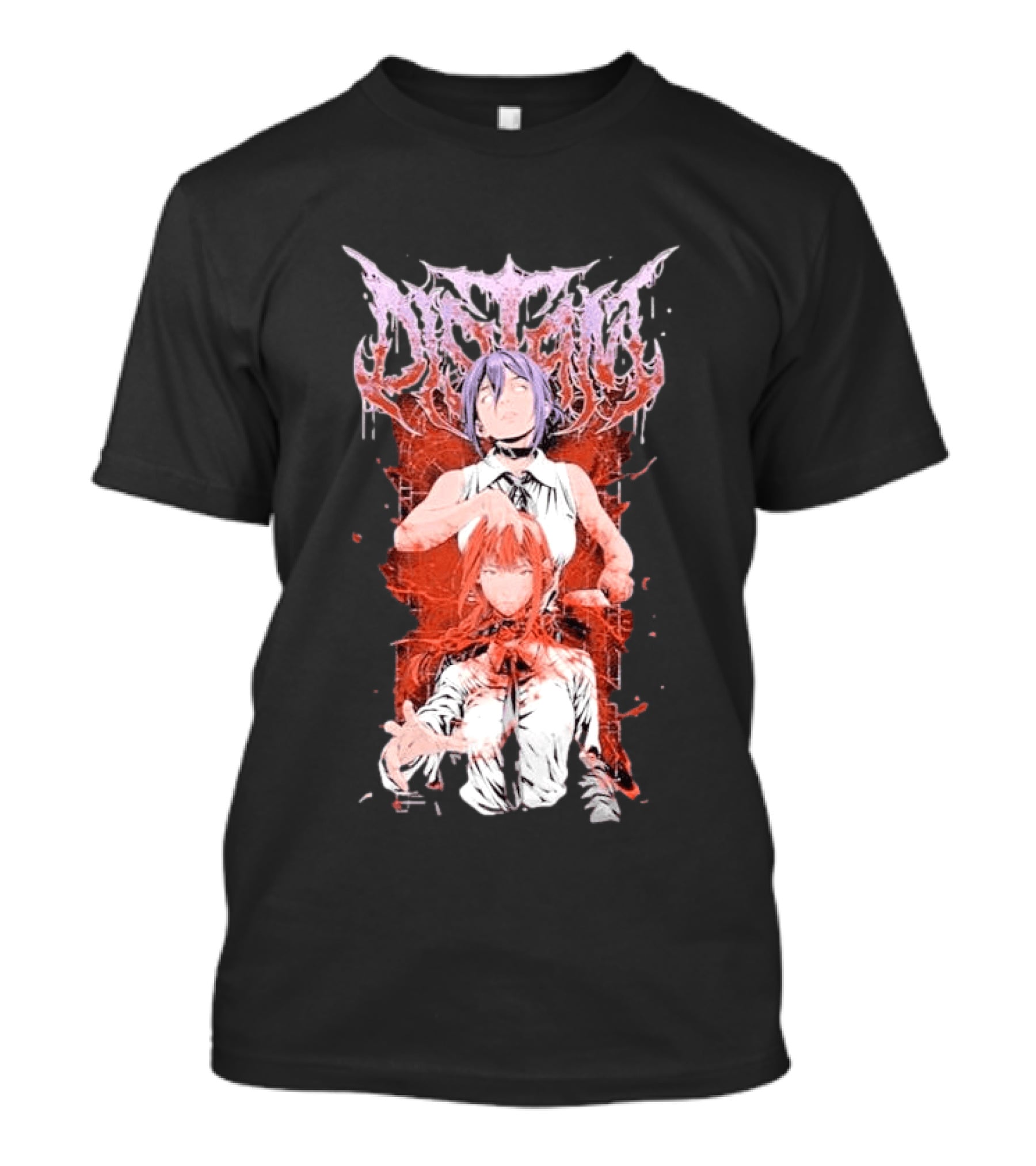 Distant Reze Valentine 2026 Manga Valentine Anime Chainsaw Man T-Shirt